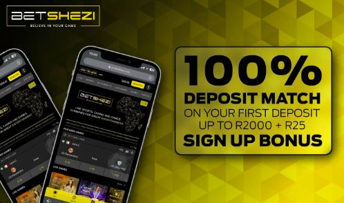 betshezi 100% deposit match